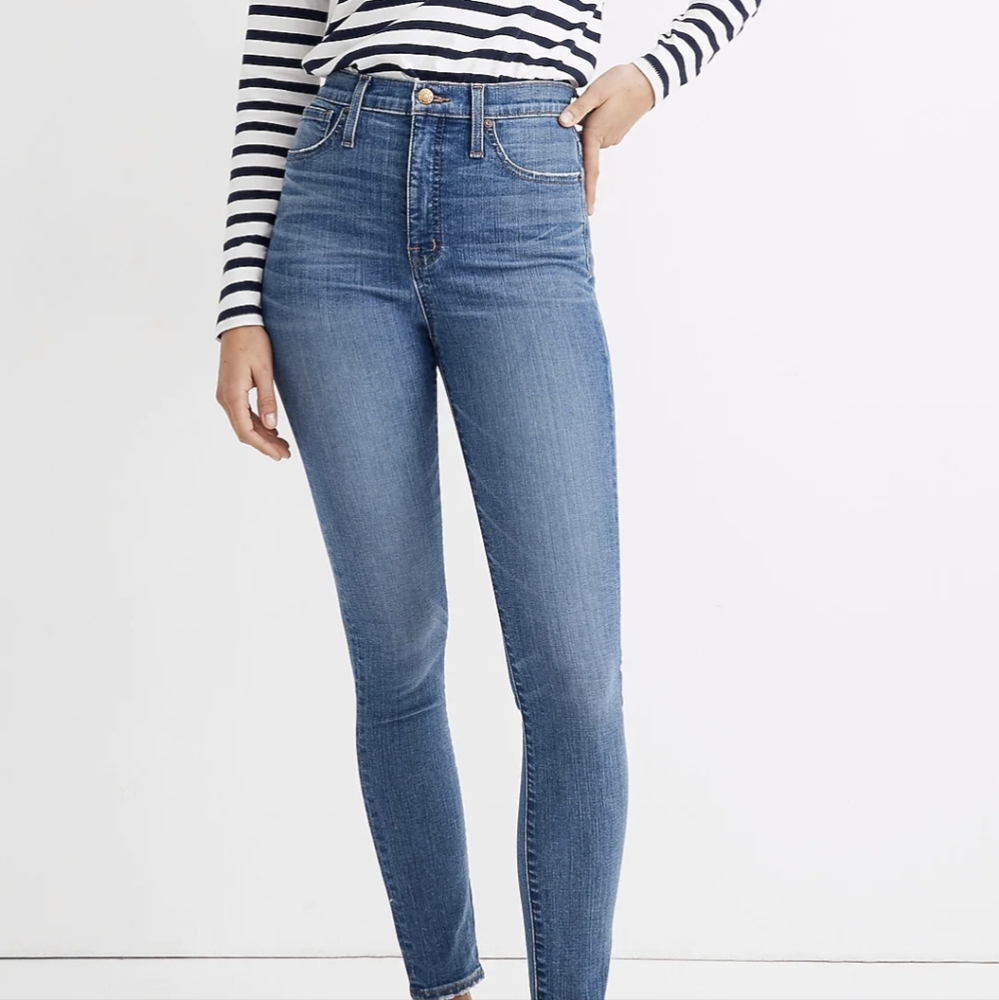 Madewell 11 inch high rise skinny jeans